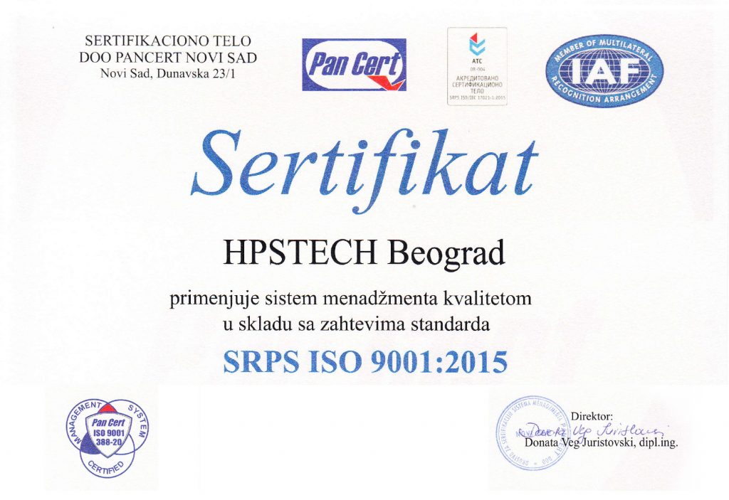 SRPS ISO 9001:2015